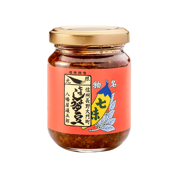 七味しょうゆ豆 100g（瓶入り）